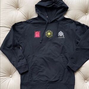 Black Graphic Hoodie